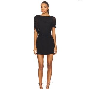 Superdown Bailey Mini Dress in Black
